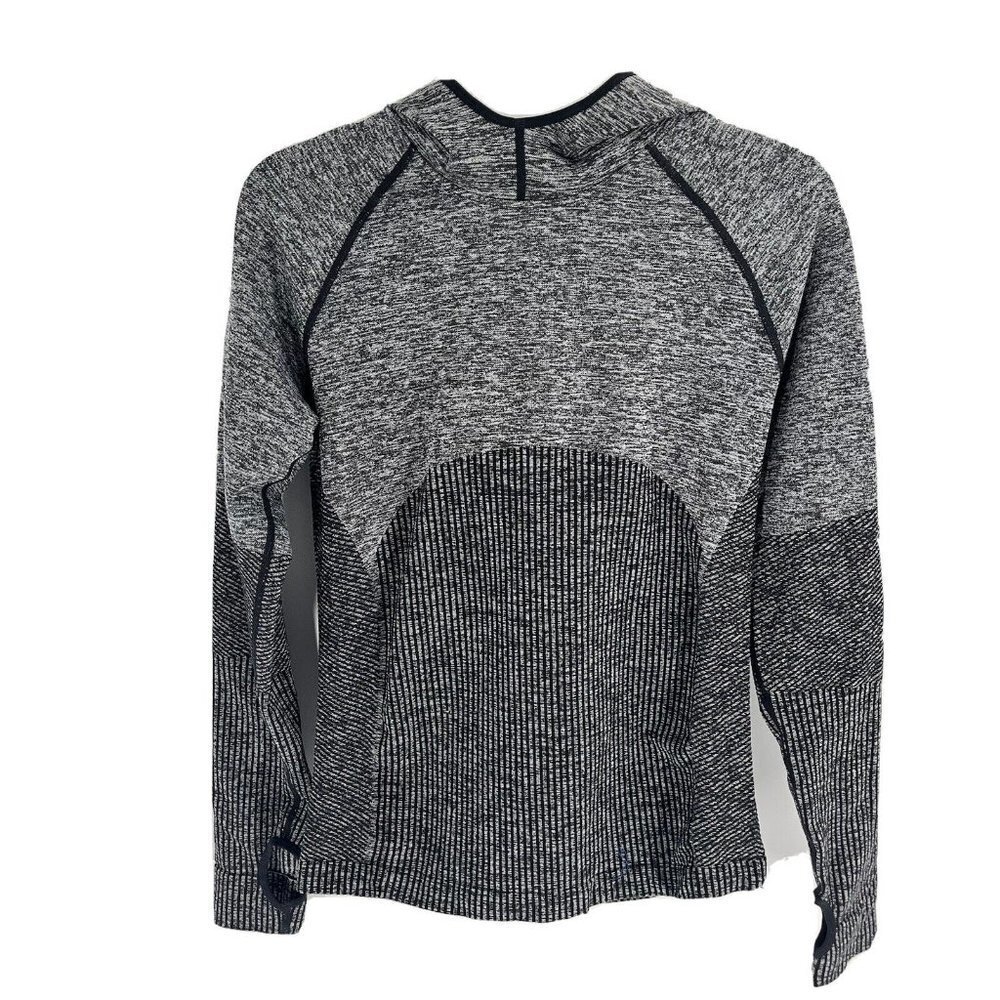 Fabletics Gray Hooded Sweatshirt